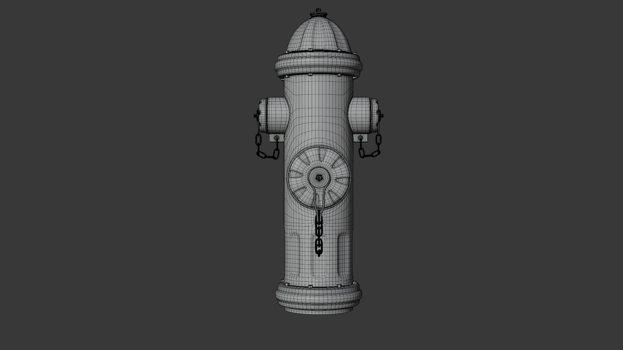 Damaged Fire Hydrant  3D model_5