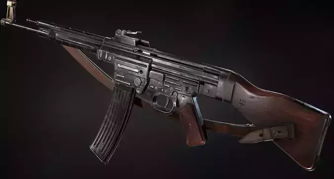 STG-44 Sturmgewehr Low-poly 3D model
