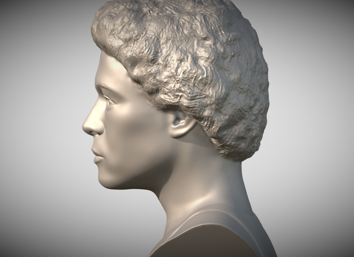 Ellen Ripley Sigourney Weaver from Alien 3D print model_3