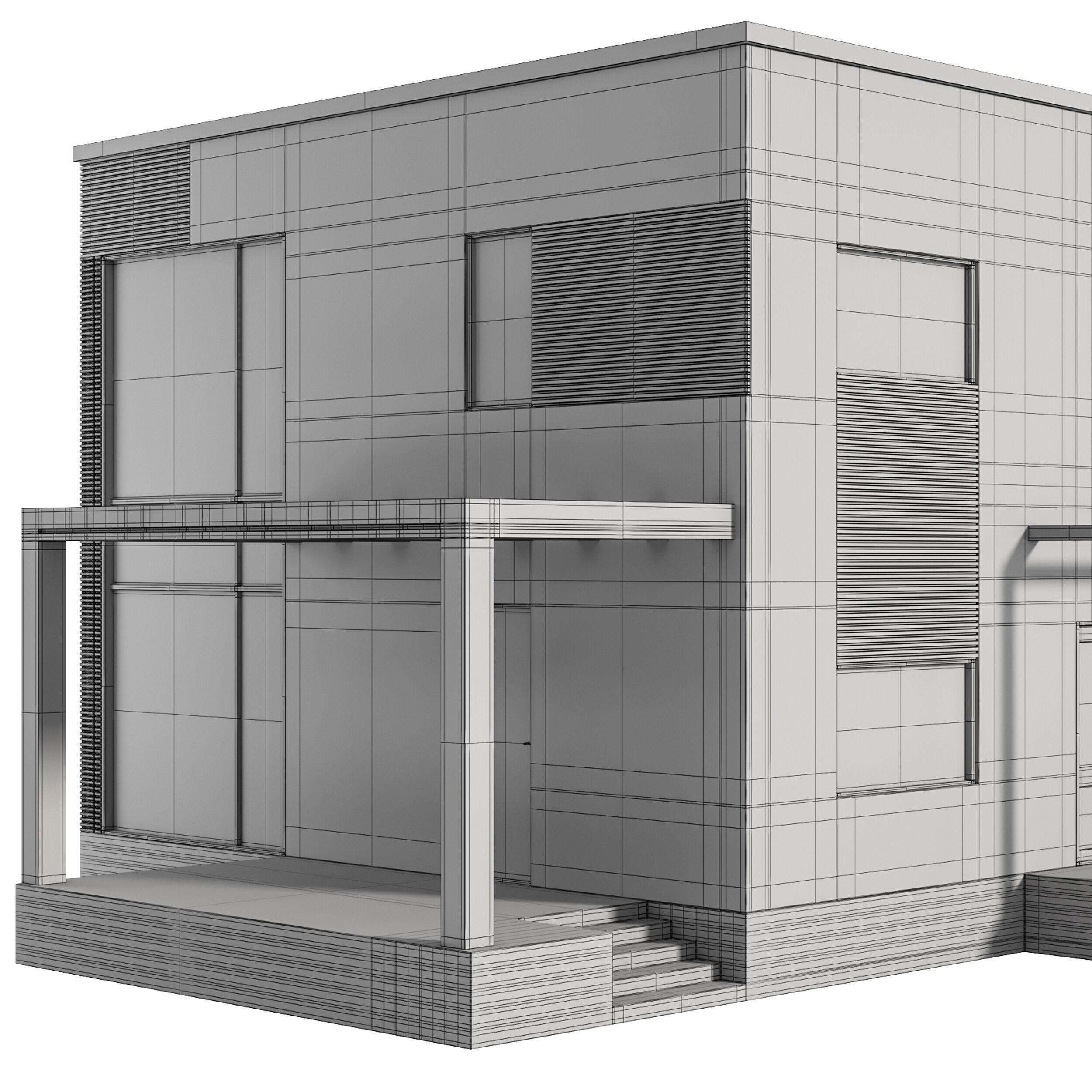 Home Design 11 For Exterior 3D model_14