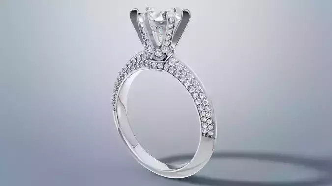 Ring Tiffany 3D print model C 83