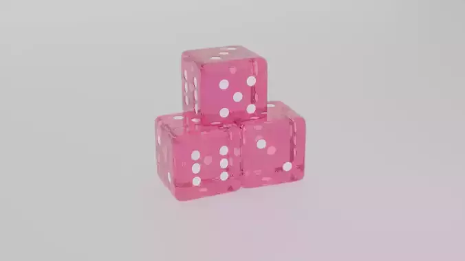 Pack de dados acrilicos cute- modelo 3d printable