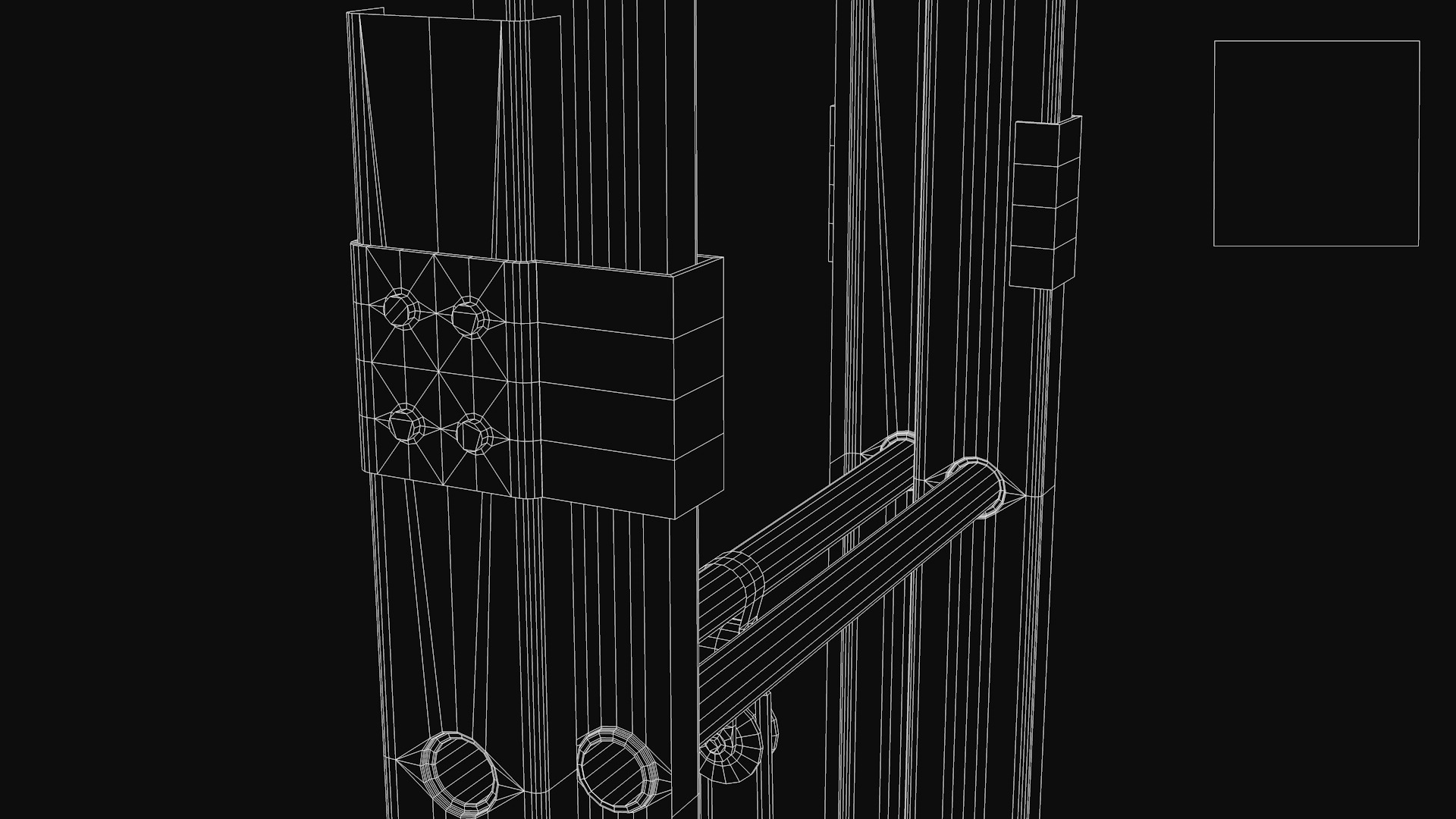 Construction - Ladder Orange 3D model_7