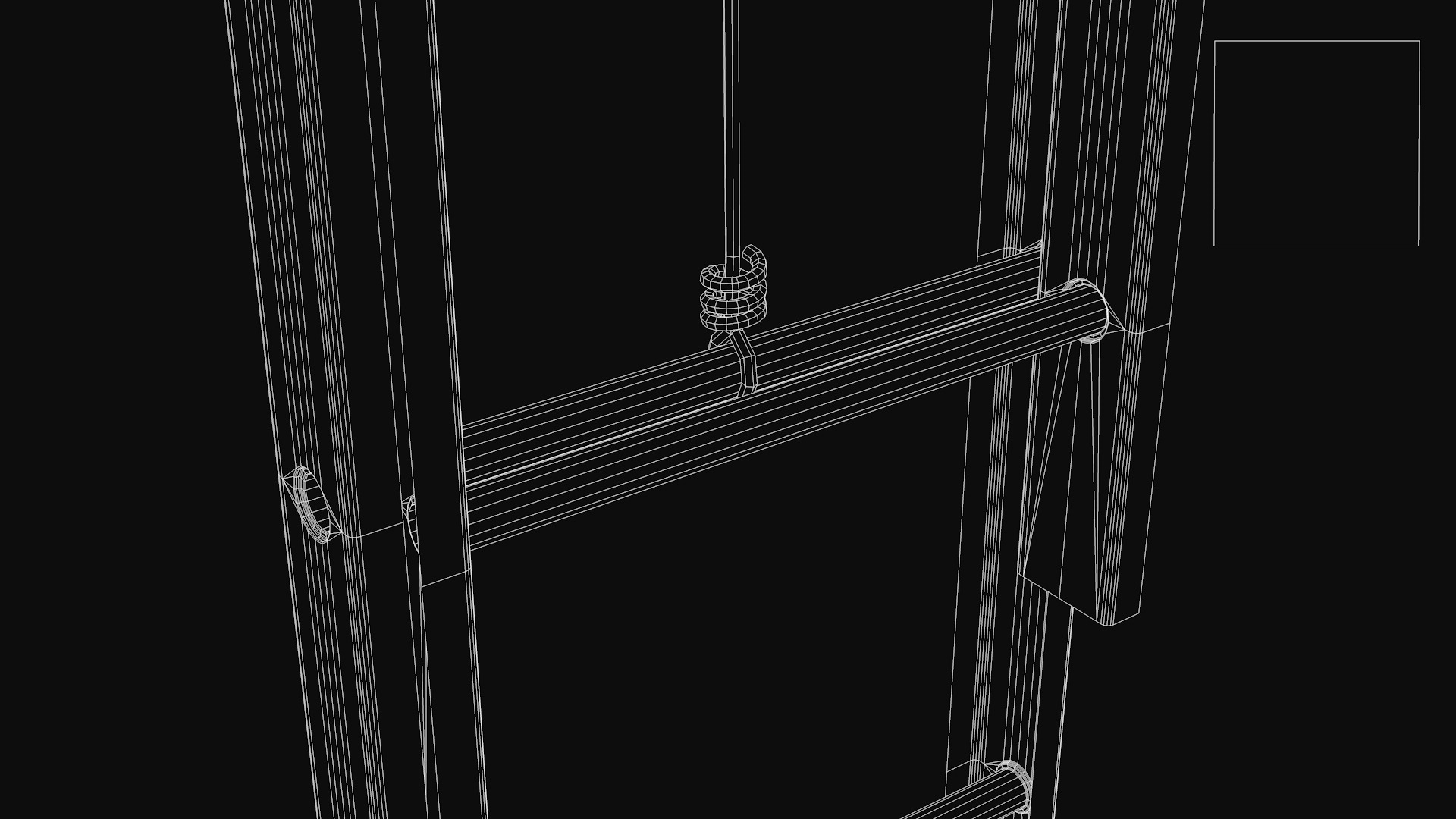 Construction - Ladder Orange 3D model_16