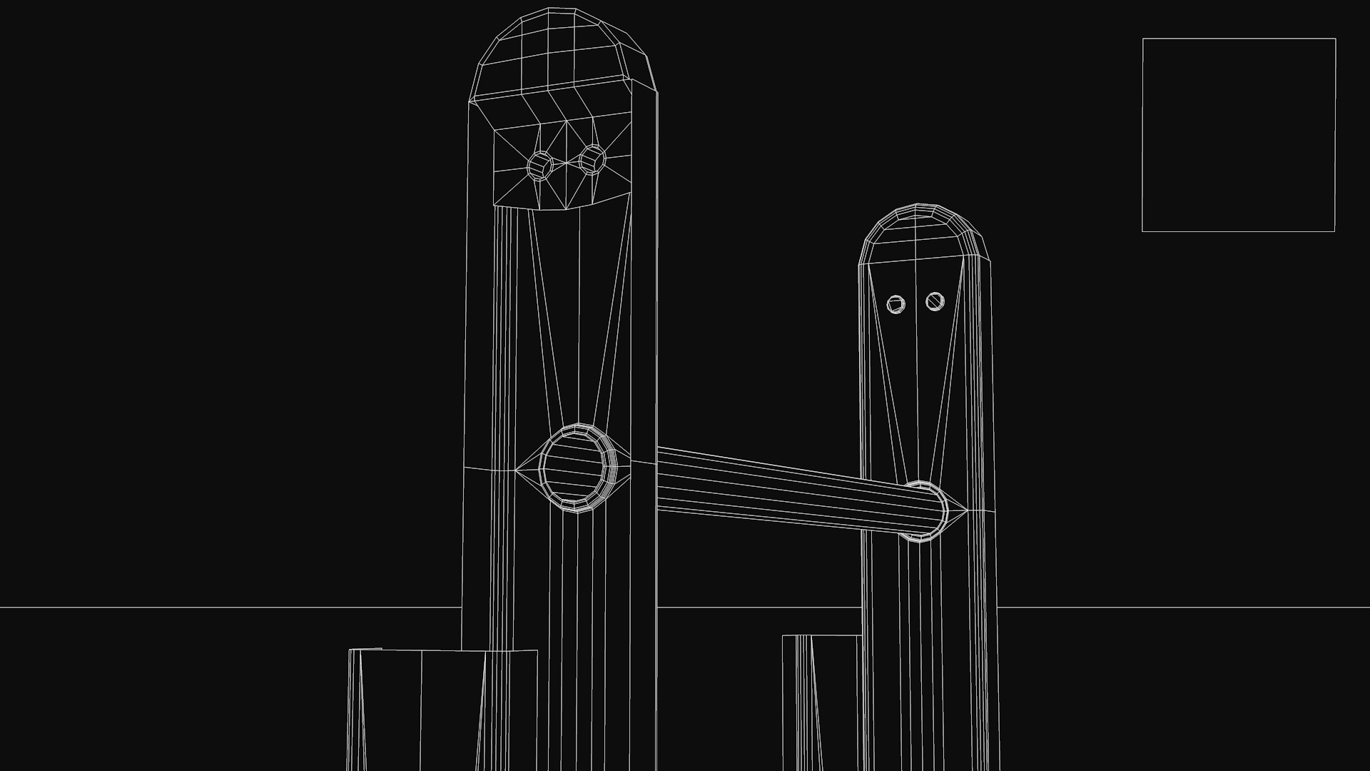 Construction - Ladder Orange 3D model_8