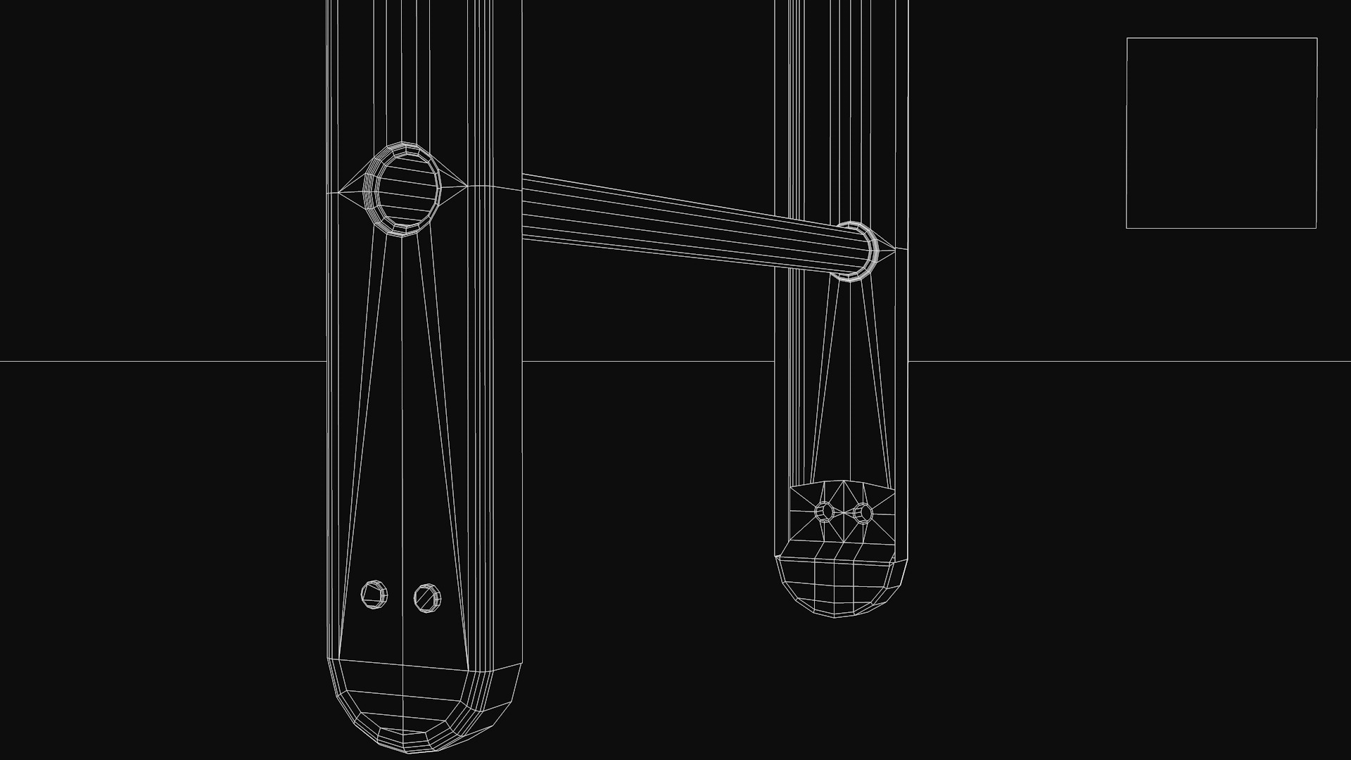 Construction - Ladder Orange 3D model_3