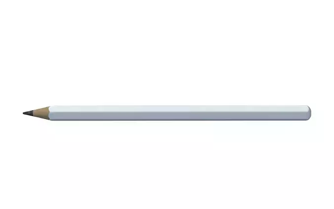 White Graphite Pencil