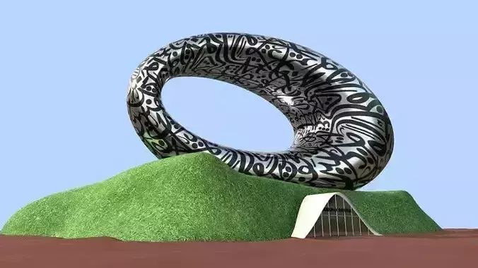 Museum of the Future Dubai by SudiptKmr Low-poly 3D model