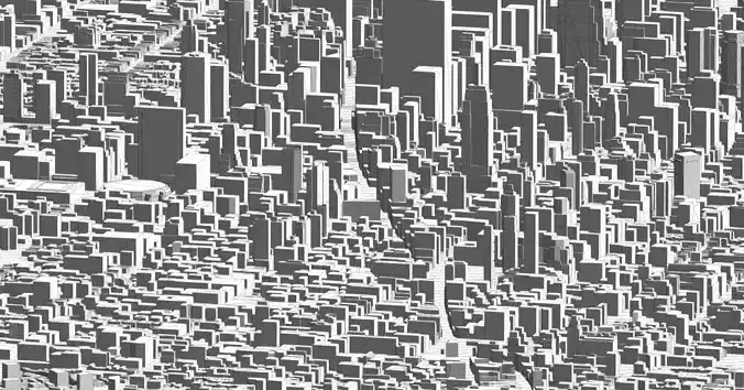 New York 3d Low-poly 3D model