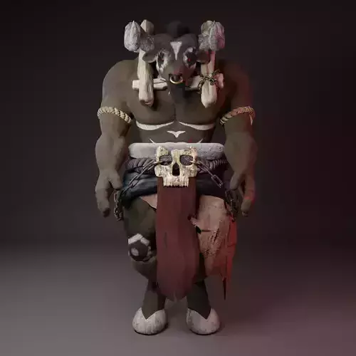 Restless Minotaur 3D Character