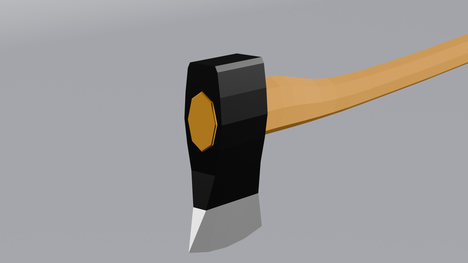 HACHA   Free low-poly 3D model_1