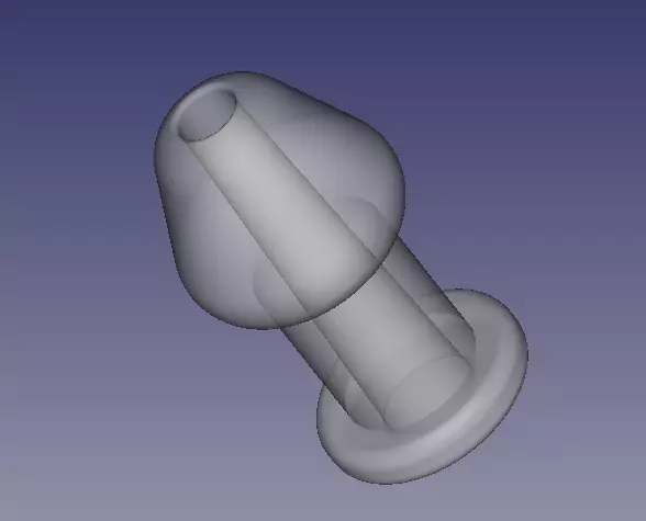Otovent Adapter Free 3D print model_0