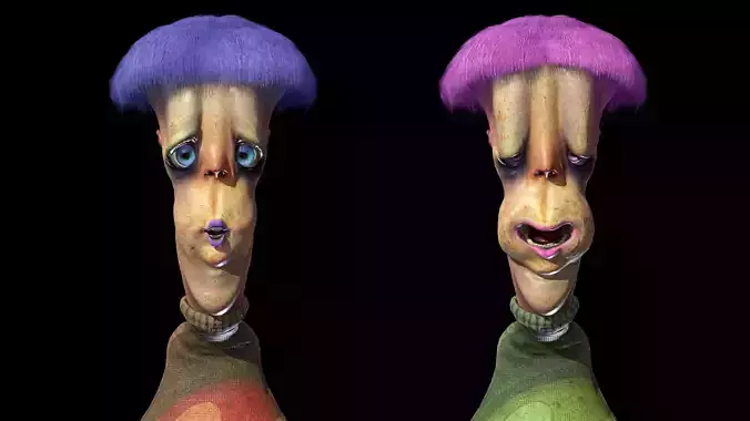 Cartoon-Style Human 1