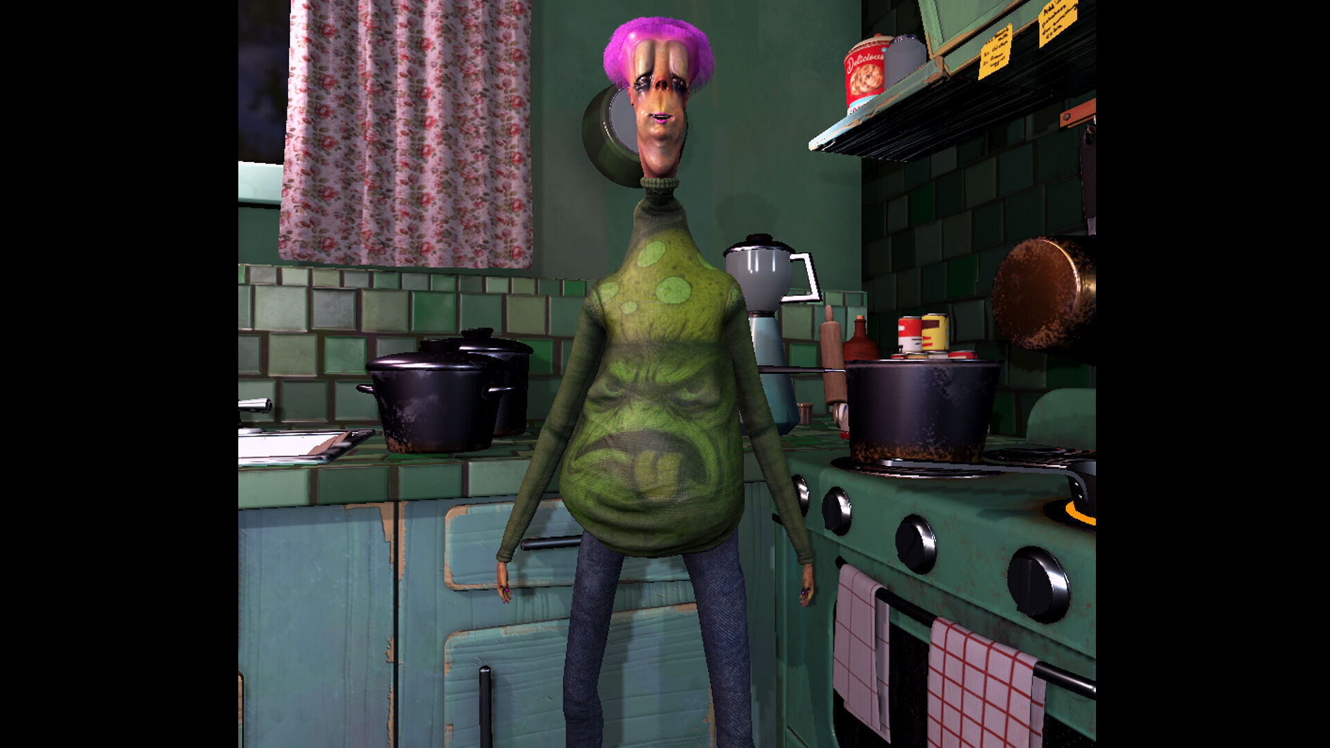 Cartoon-Style Human 1 Low-poly 3D model_13