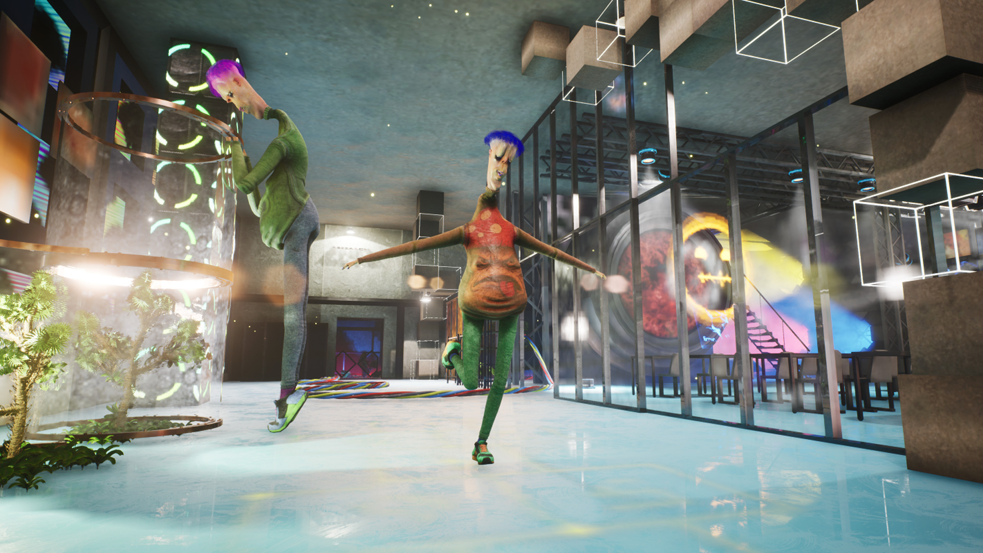 Cartoon-Style Human 1 Low-poly 3D model_6