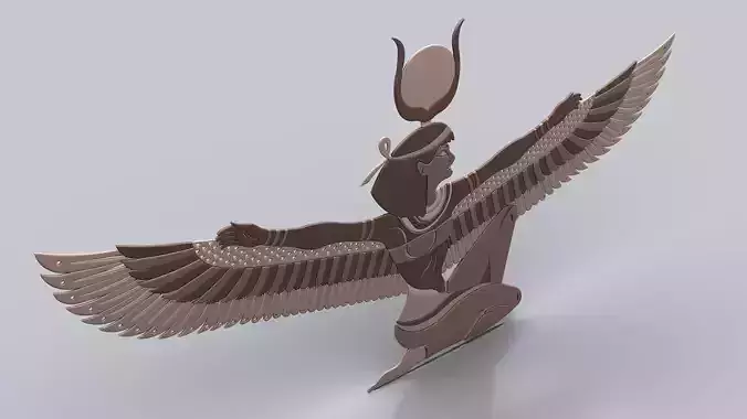 Egyptian Symbols - 053 - Topology 3D model