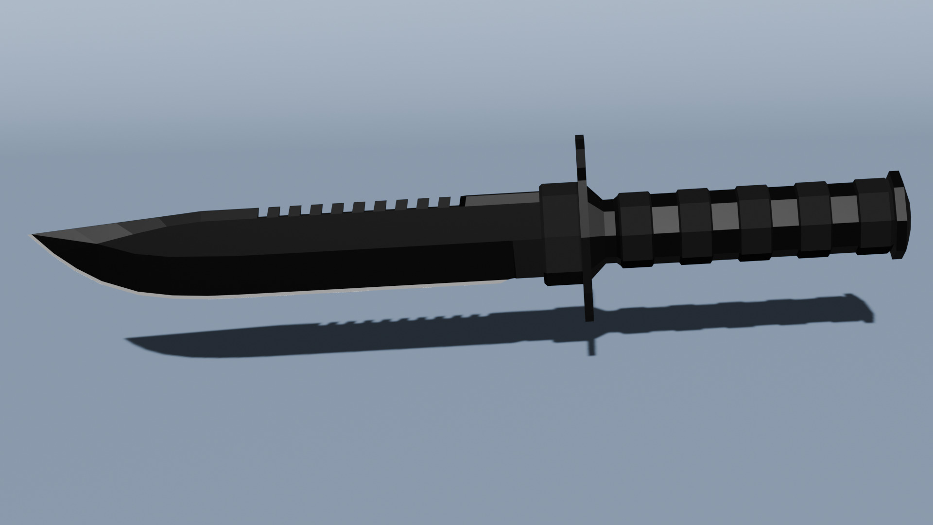 CUCHILLO DE SUPERVIVENCIA   Free low-poly 3D model_5
