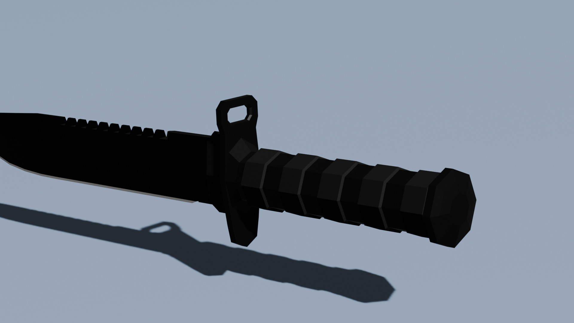 CUCHILLO DE SUPERVIVENCIA   Free low-poly 3D model_2