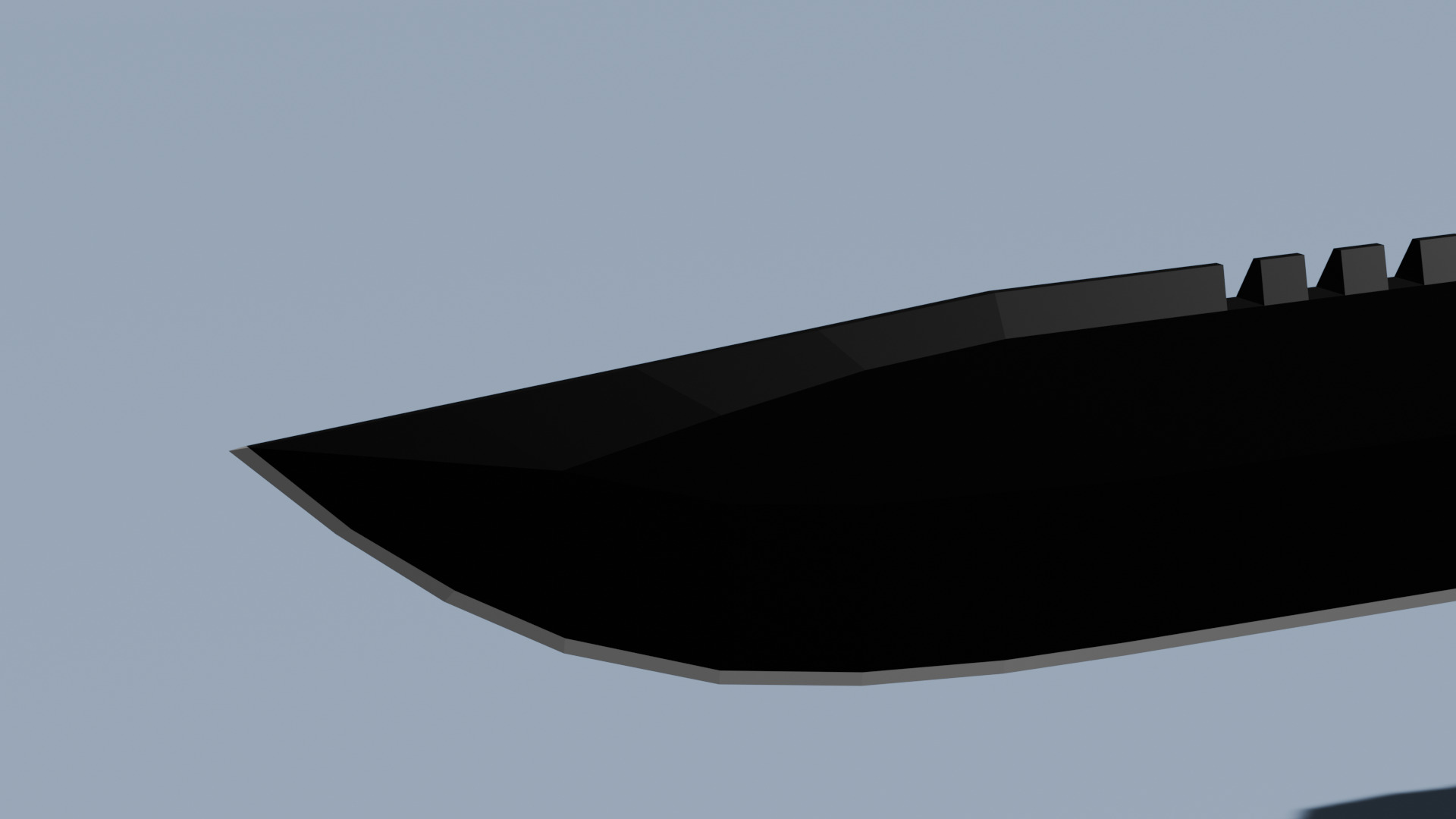CUCHILLO DE SUPERVIVENCIA   Free low-poly 3D model_4