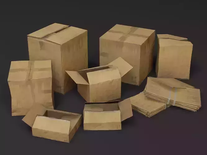 Cardboard Box Set - Game Ready  Urban Street Style