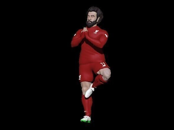 MO Salah Low-poly 3D model Low-poly 3D model