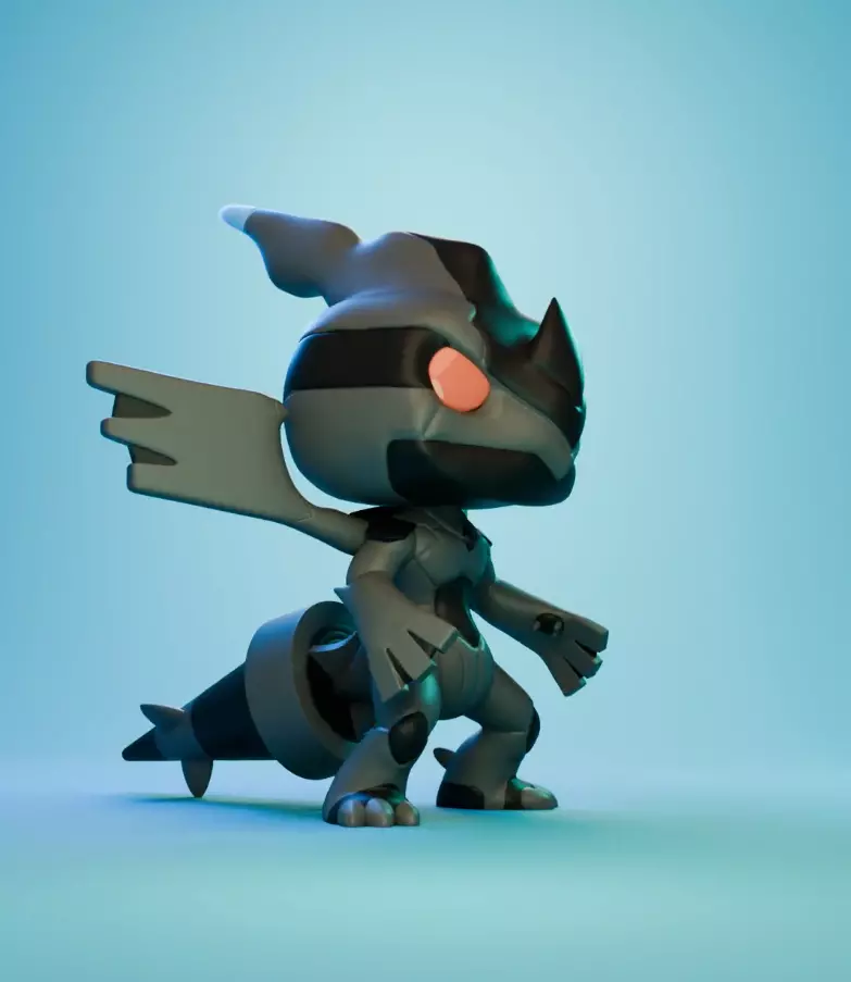 Funko Zekrom Pokemon White 3D print model_0