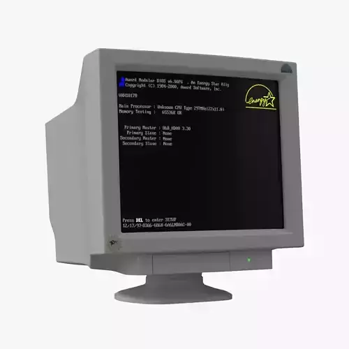 Old Retro PC Monitor