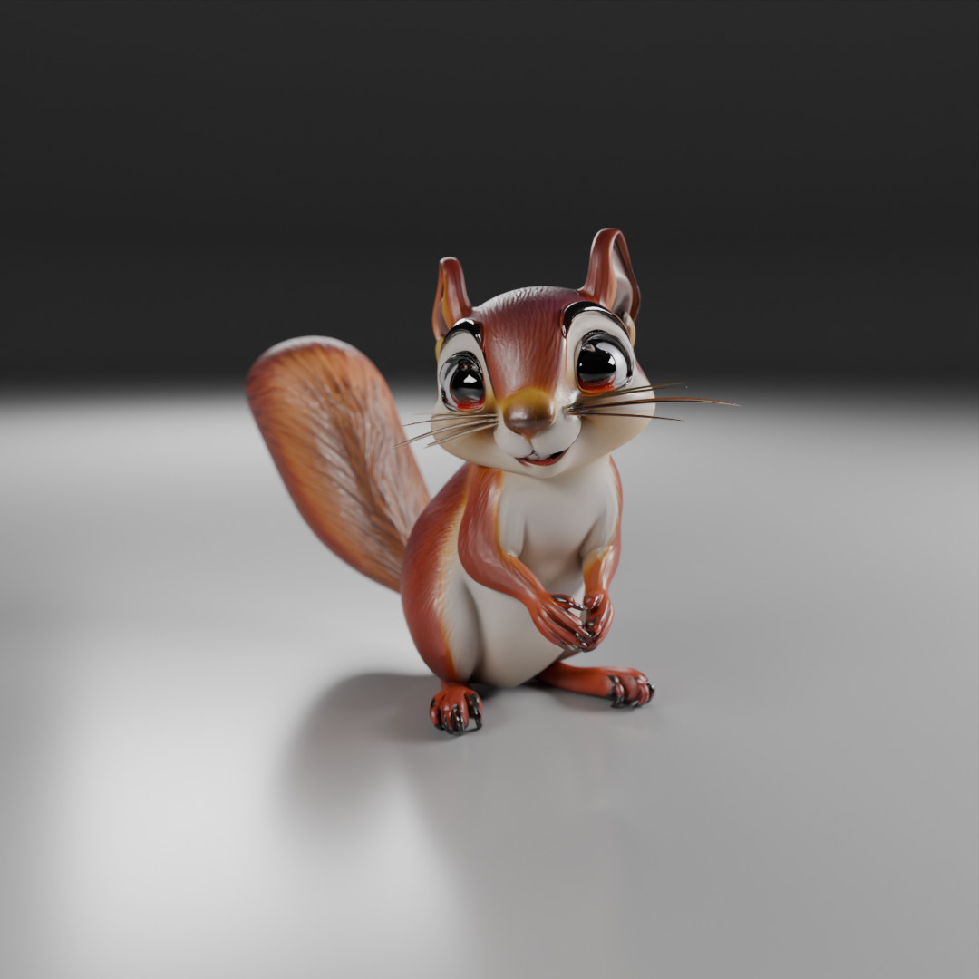 squirrel 3D print model_18