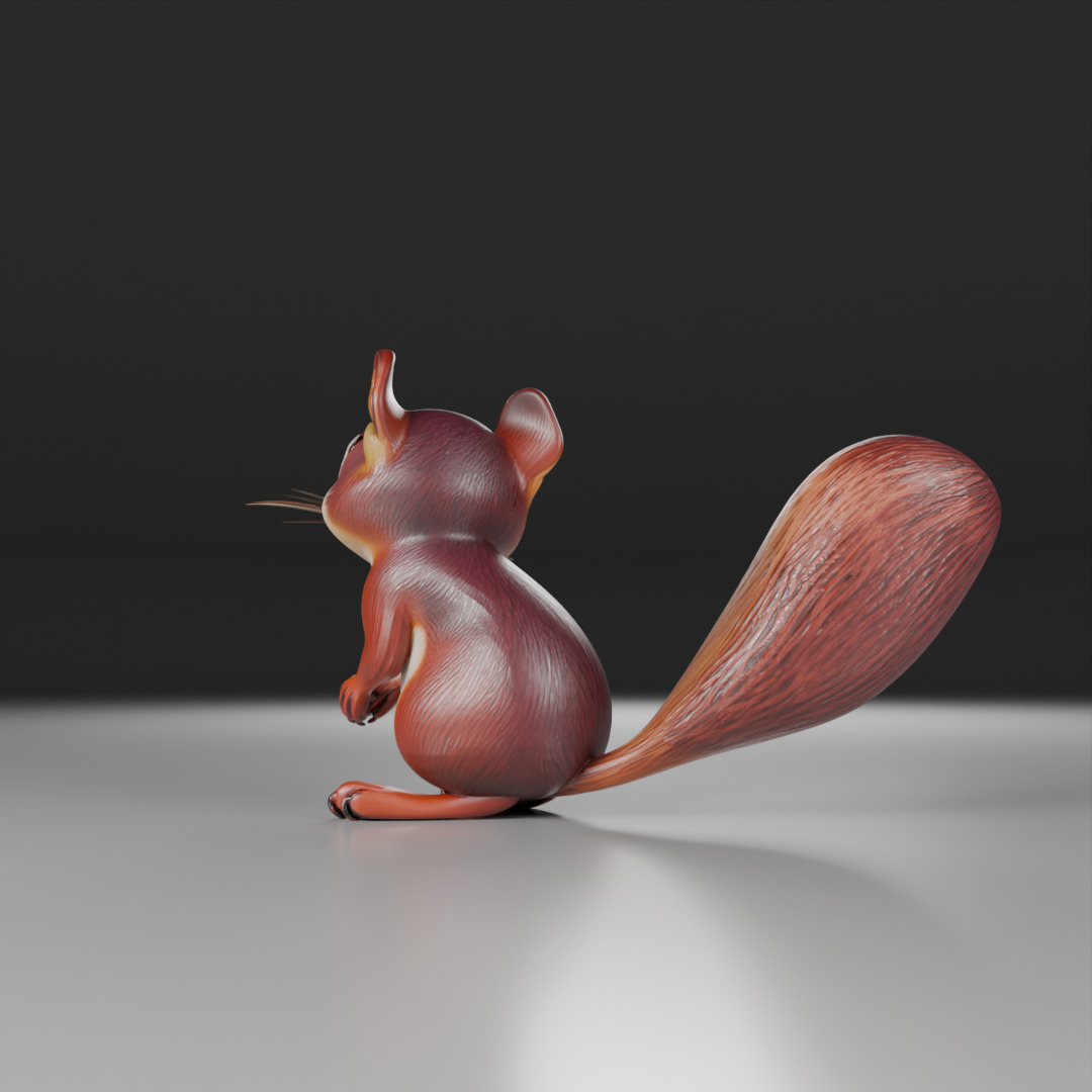 squirrel 3D print model_16
