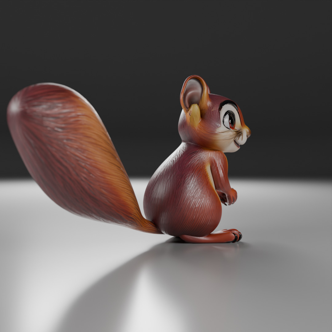 squirrel 3D print model_15