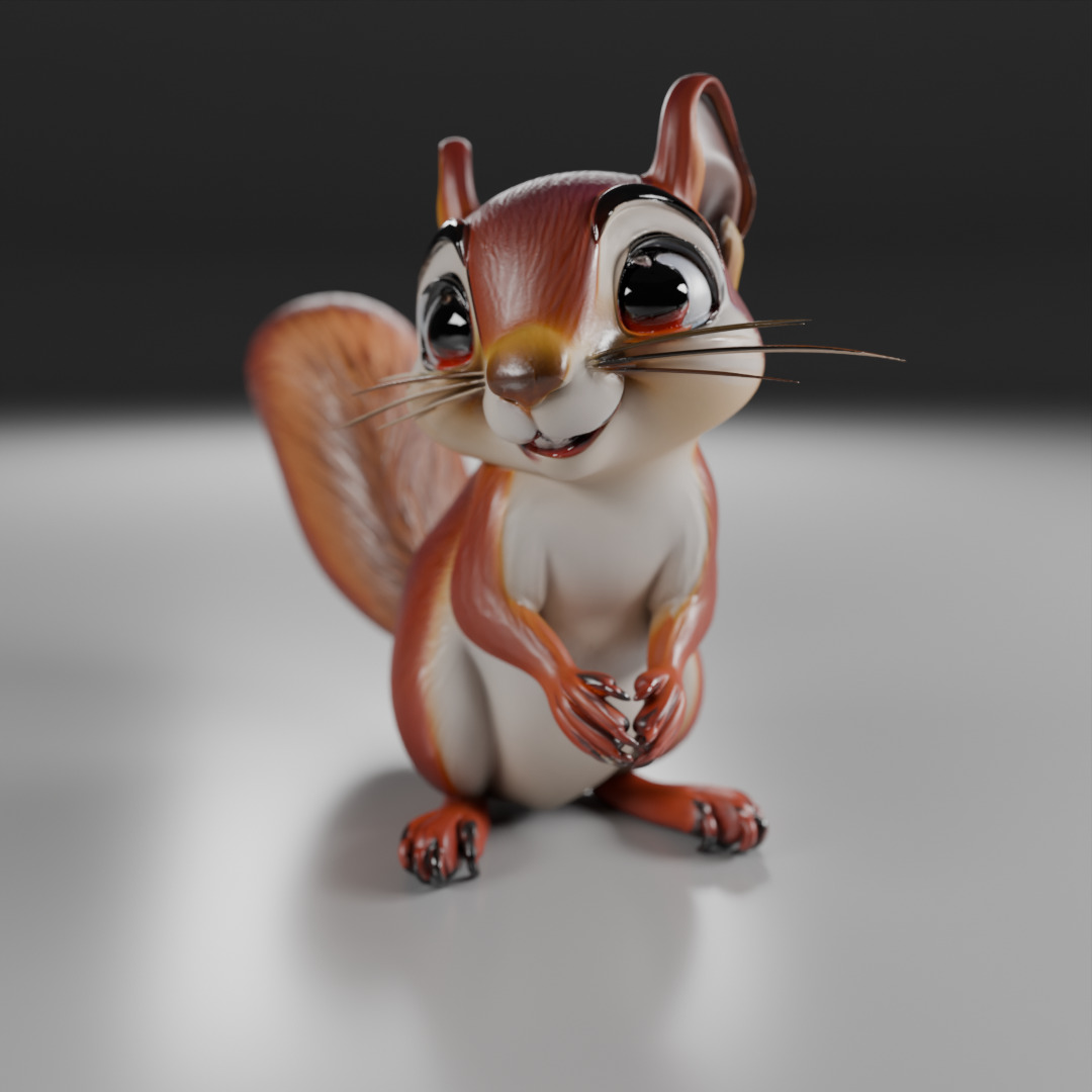squirrel 3D print model_19
