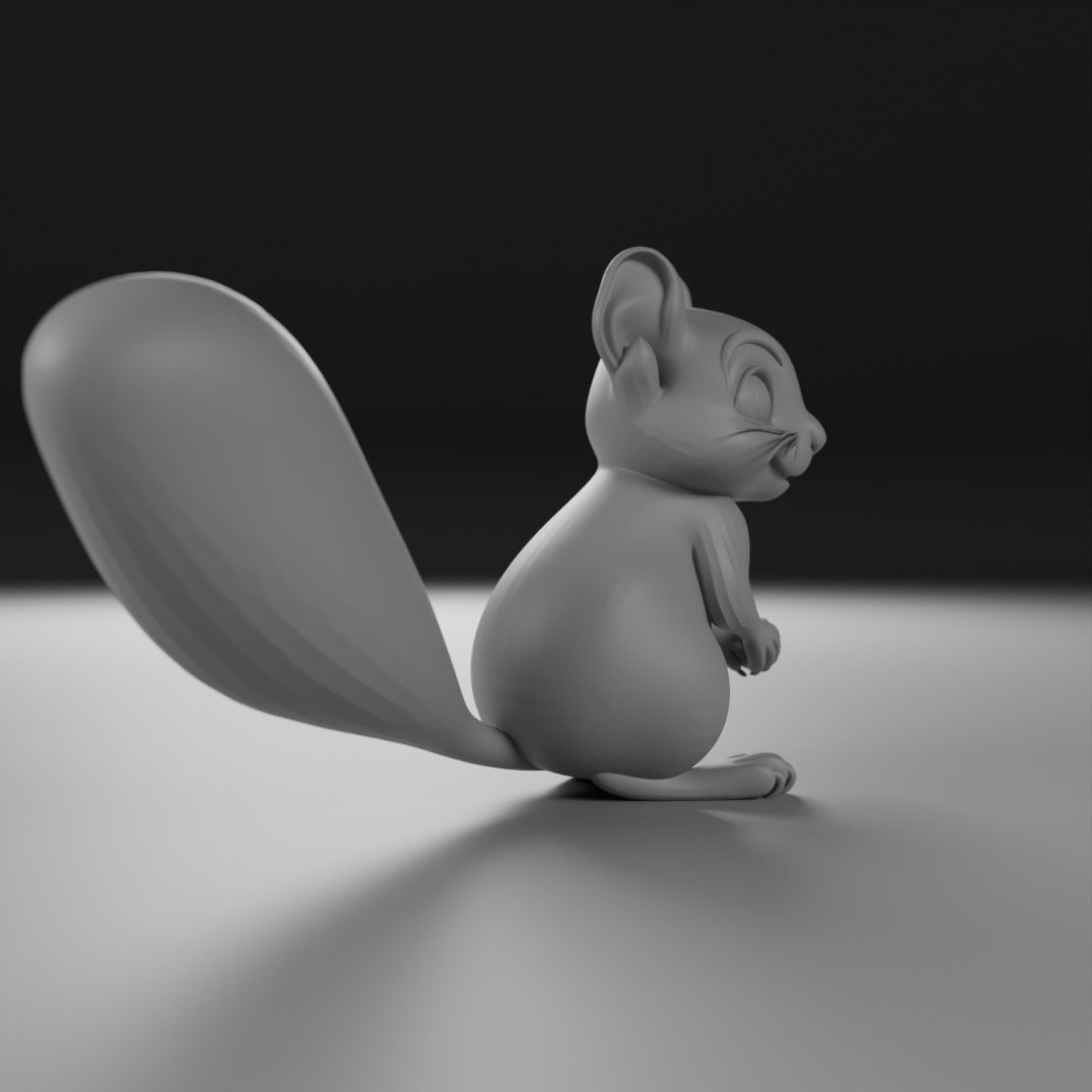 squirrel 3D print model_7