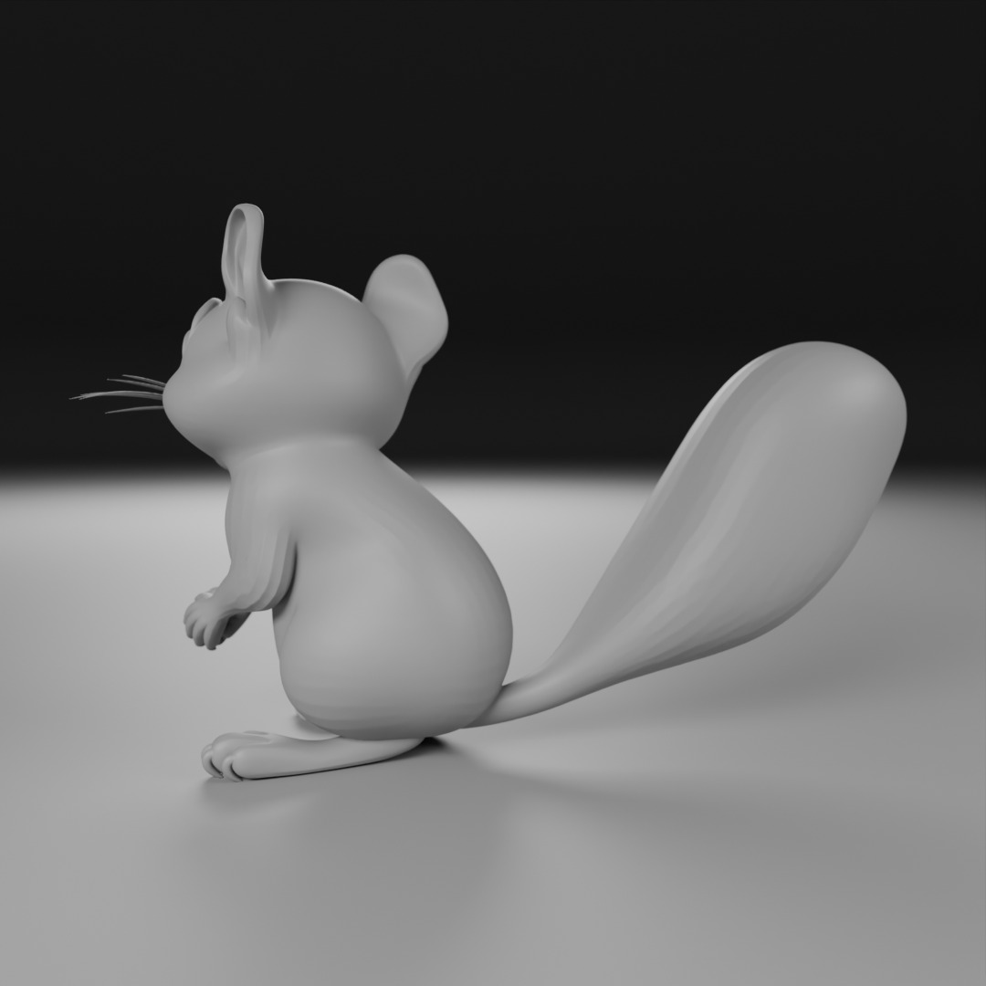 squirrel 3D print model_3
