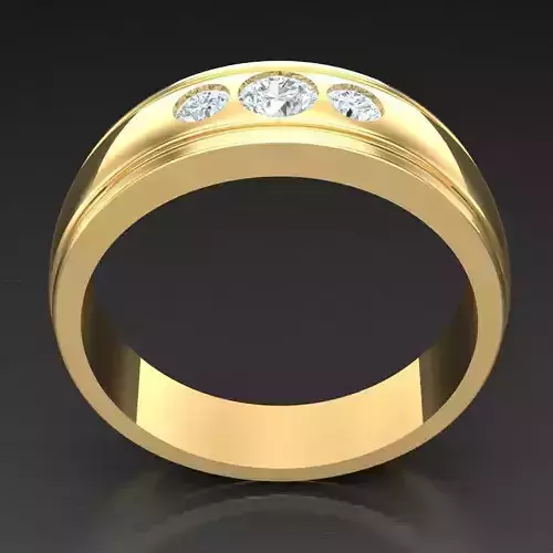 Popular Diamond Man Ring Jewelry 3MR070