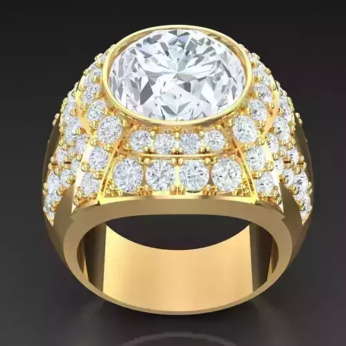 Popular Diamond Man Ring Jewelry 3MR068