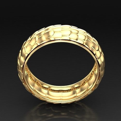Popular Diamond Man Ring Jewelry 3MR033 3D model