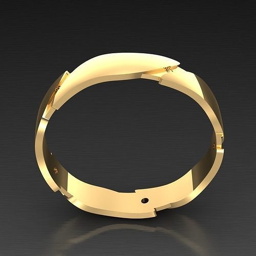Popular Diamond Man Ring Jewelry 3MR031 3D model