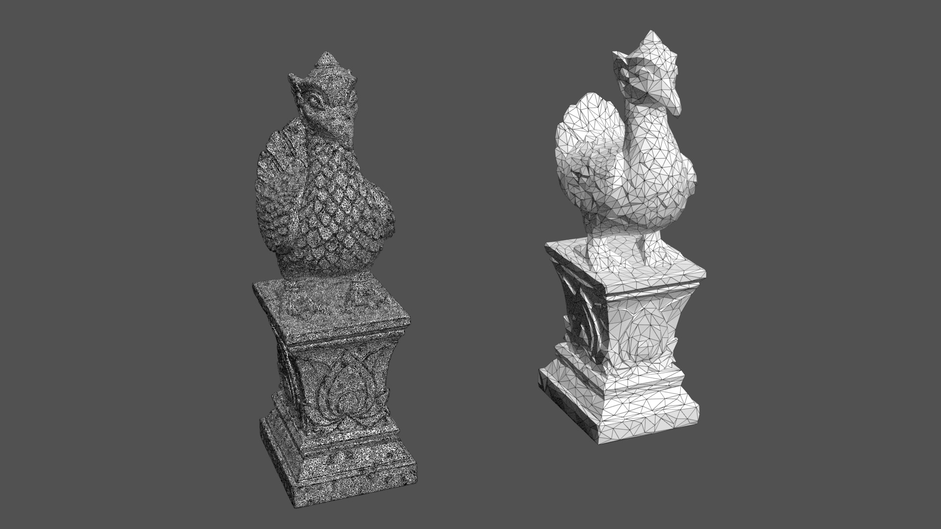 Ancient Khmer Statue26-250523 Low-poly 3D model_9