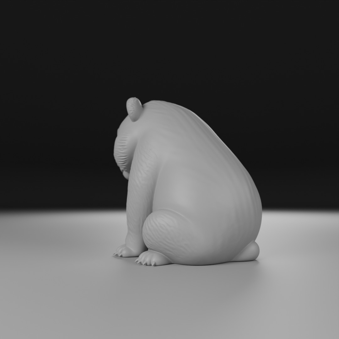 panda bear 3D print model_7