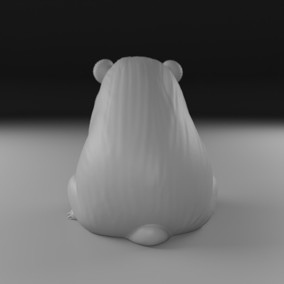 panda bear 3D print model_3