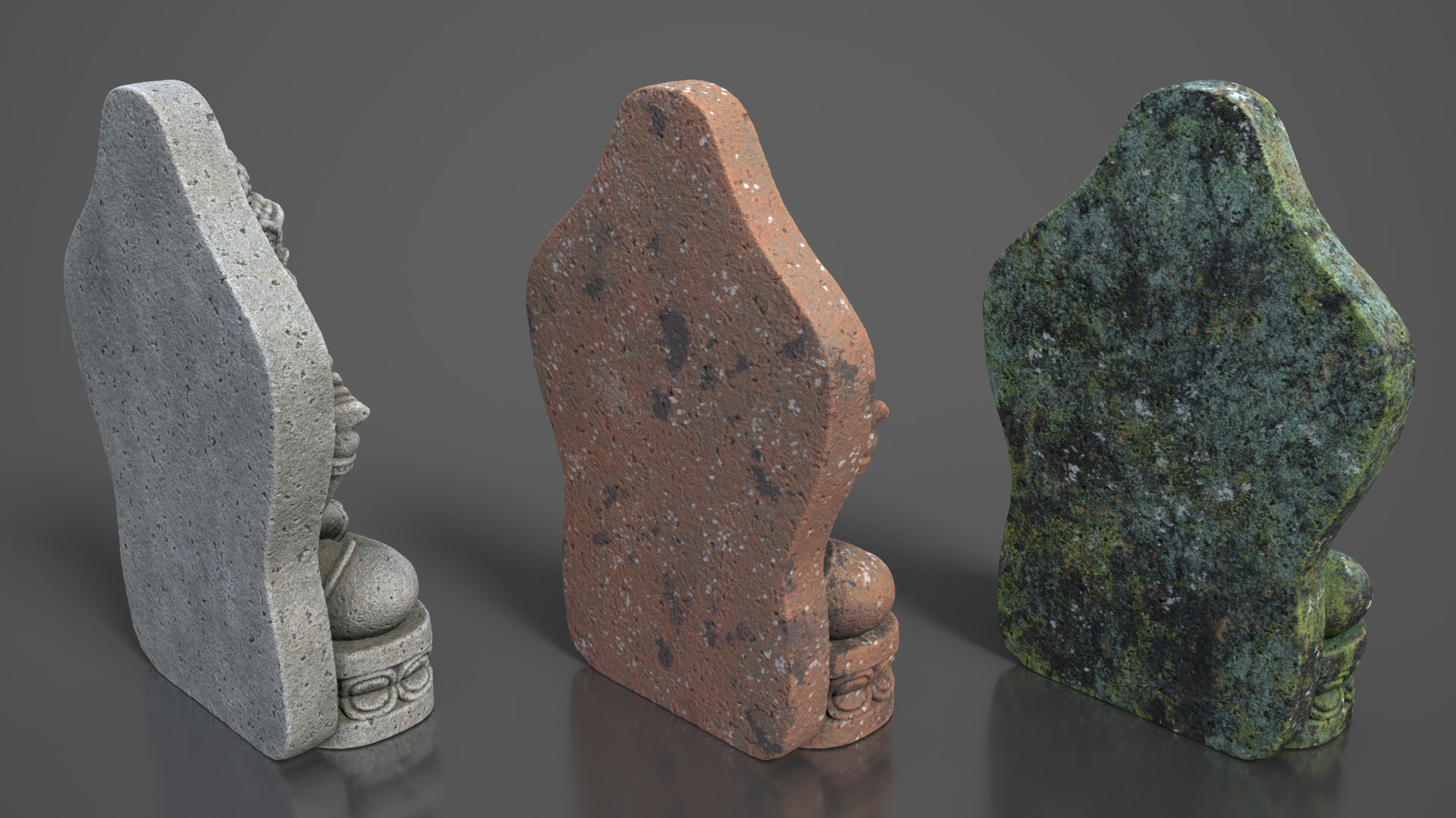 Ancient Khmer Statue29-250523 Low-poly 3D model_4
