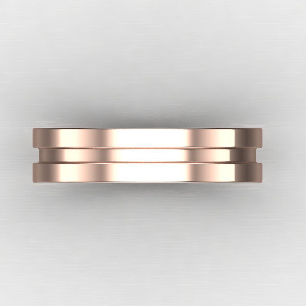 Light Gold Diamond Men Ring 2MR073 3D model_8