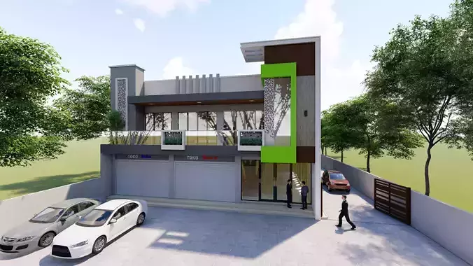 Retail Store  Modern Shop 3D Model