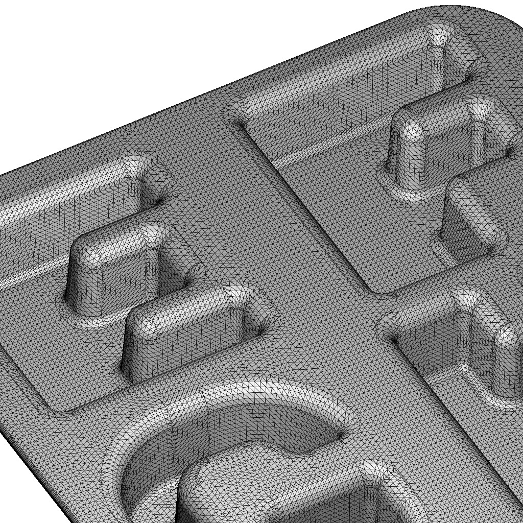 Exquisite Alphabetical Plate 3D print model_6