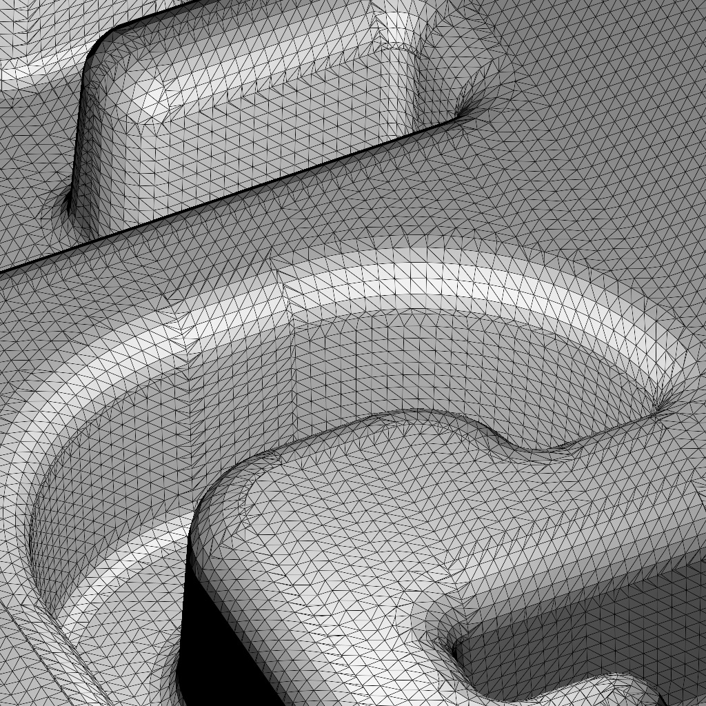 Exquisite Alphabetical Plate 3D print model_8