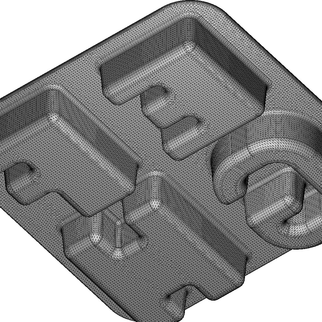 Exquisite Alphabetical Plate 3D print model_5