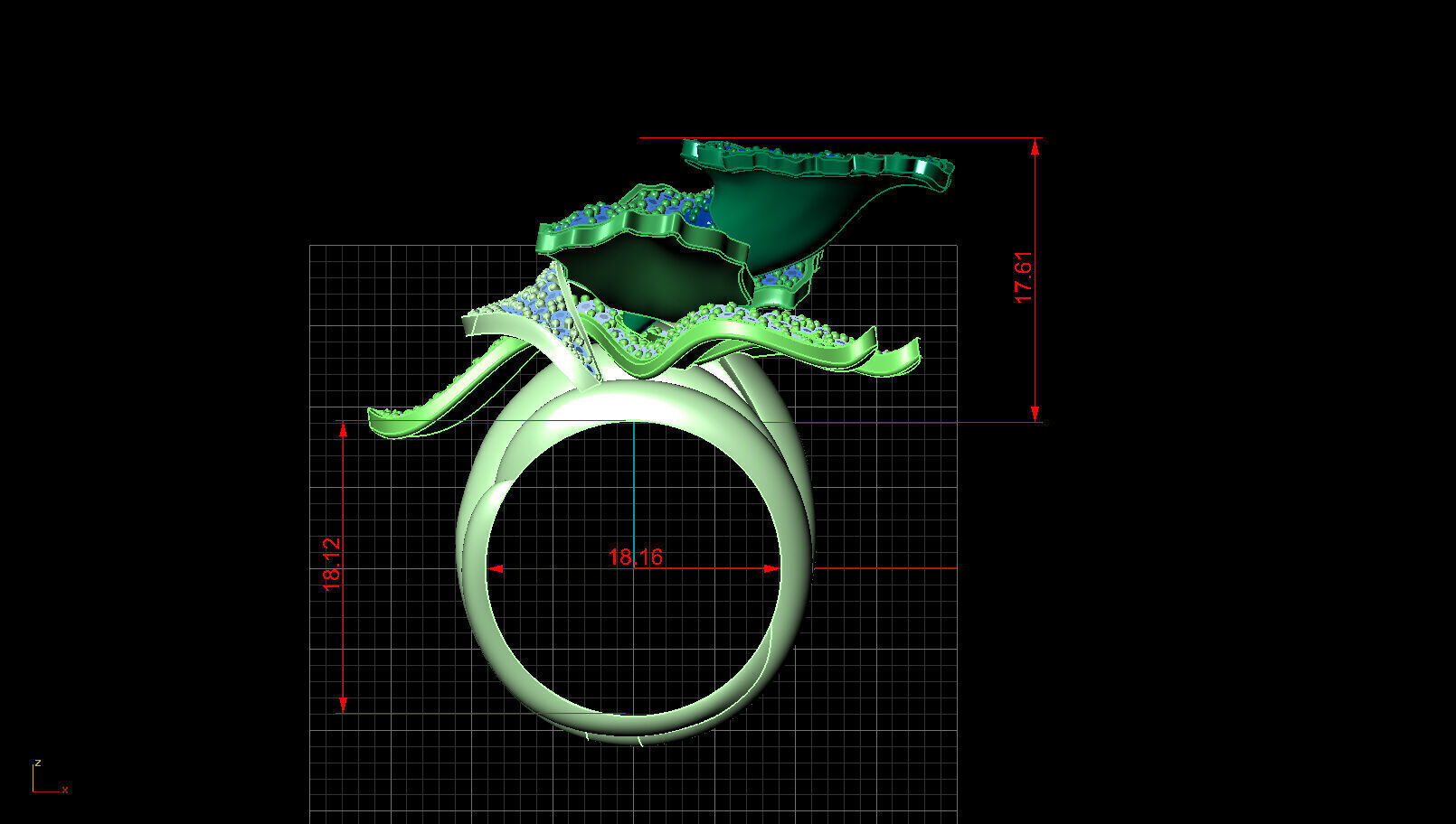 Ring 3814 3D print model_7