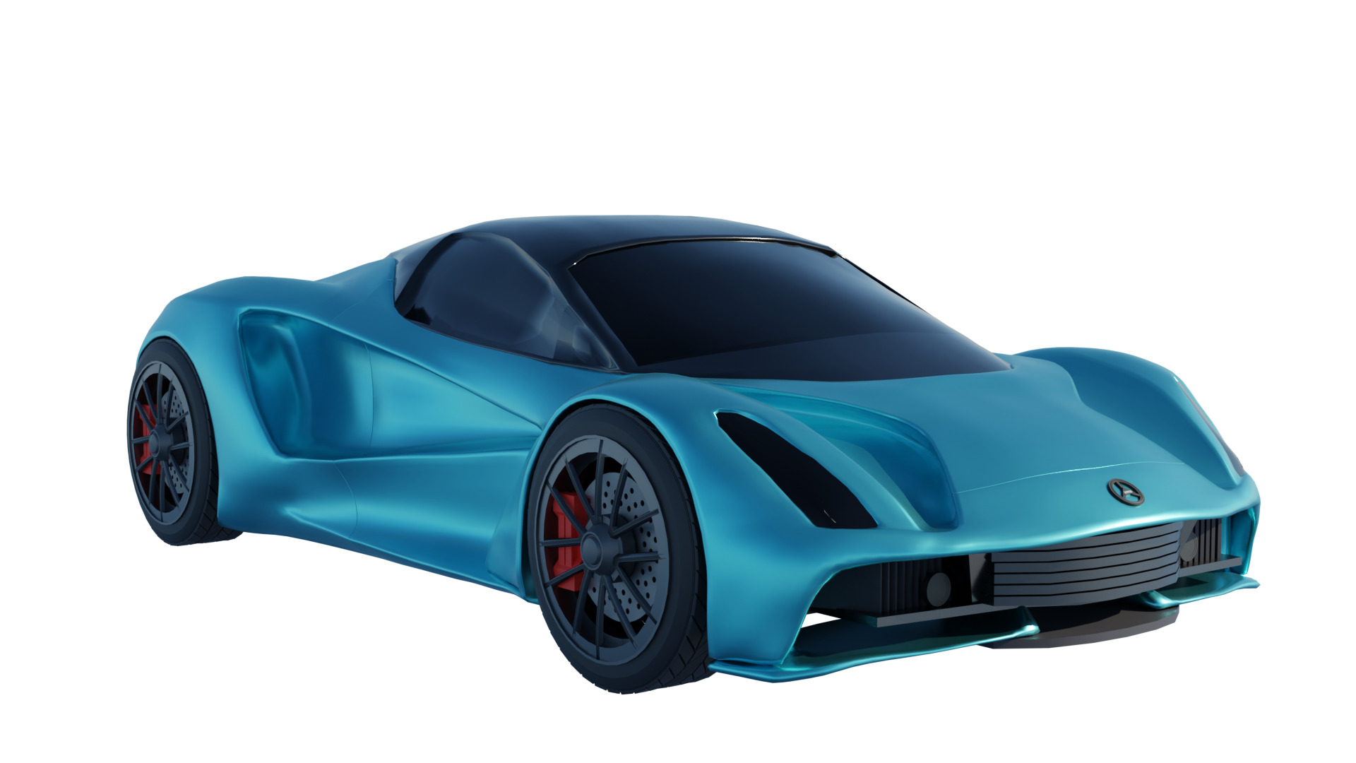 Gaming Car Game Asset  3D model_2