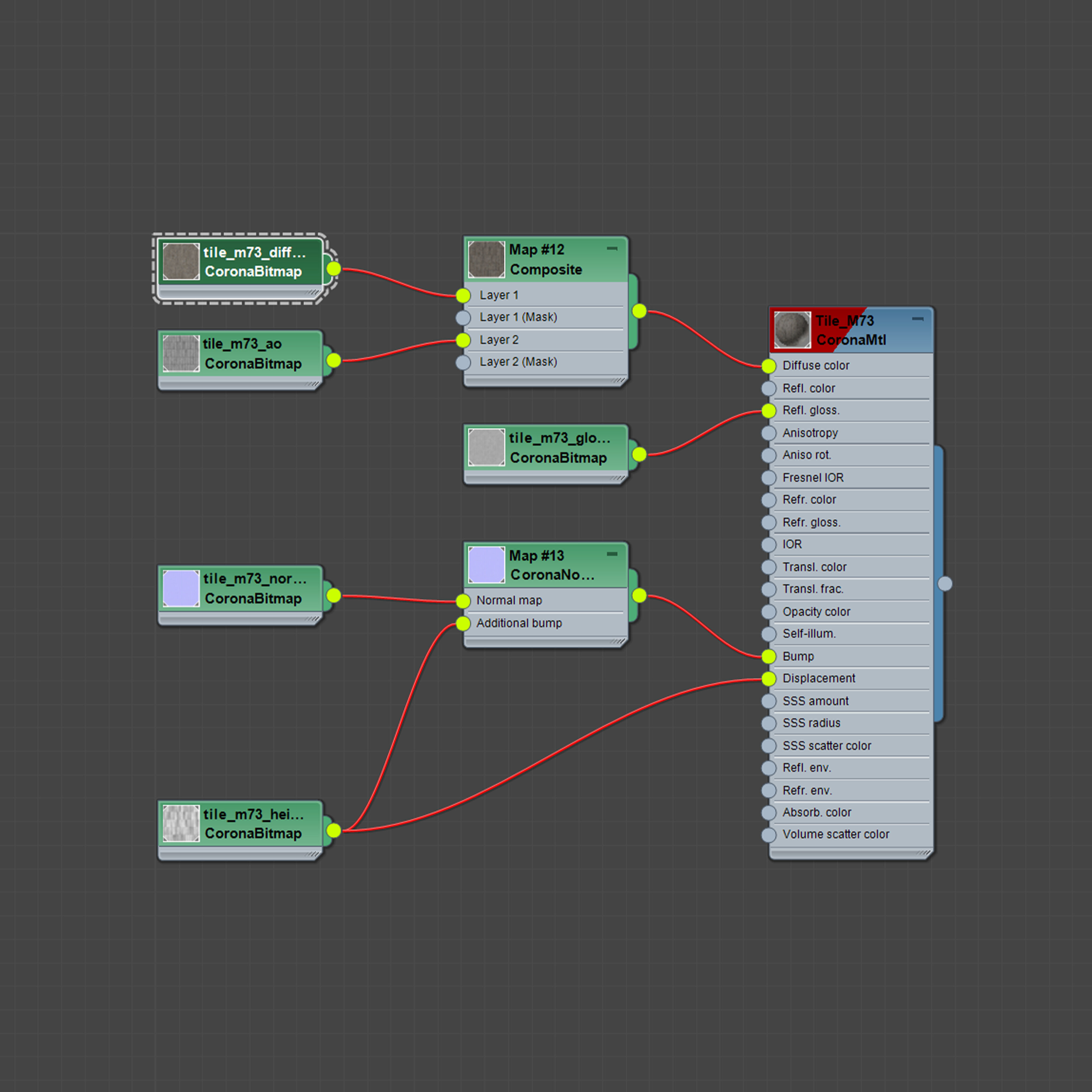 Seamless PBR Tile Material 73 Texture_6