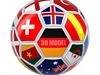 Rotating soccer ball with national flags 3D model_1